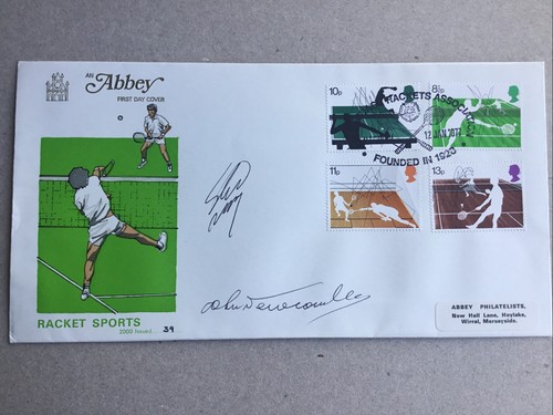 1977 racket sports abbey fdc - racket,