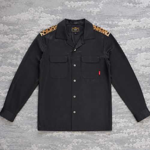 Wtaps teddy leopard - teddy, l/s
