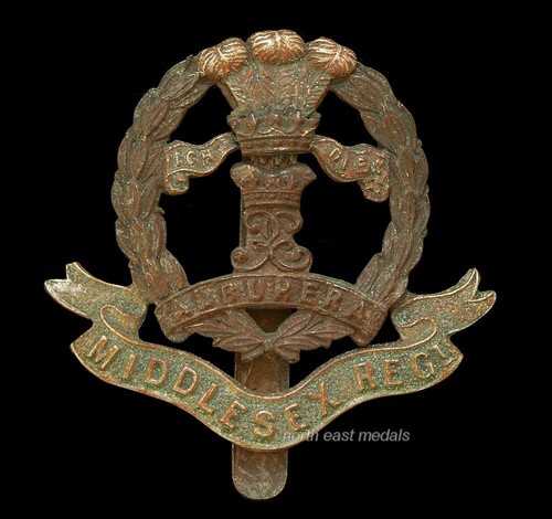 Middlesex regiment cap badge - middlesex,