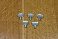 5 x Bossard Metal Thread Thumb Screws, M6, 6mm x 10mm, Zinc Plated