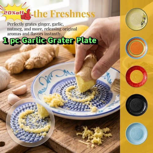 Ceramic garlic grater - ceramic,