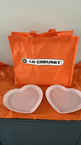 Lecruset heart plates 23cm - lecruset,