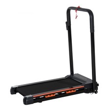 Folding Motorised Treadmill Black, Refurbished