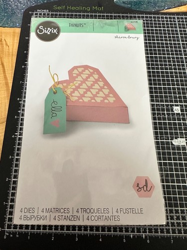 Heart box sizzix thinlits - -,