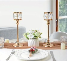 Gold  Cylinder Candle