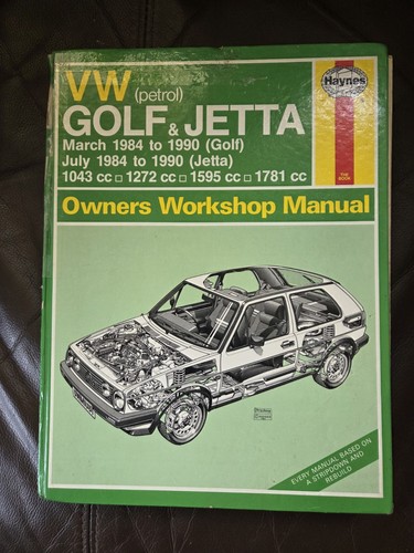 Haynes manual mk2 golf - manual,