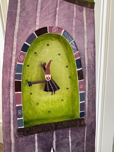 Handcrafted funky clock - funky,