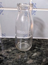 Absolut Glass Mini Milk Bottle