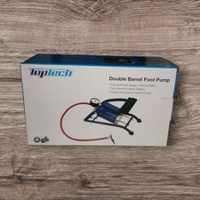 TopTech Double Barrel  Foot Pump