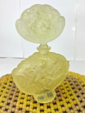 Vintage Czech Citrine Glass