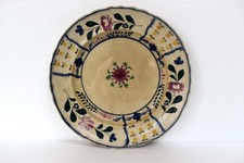 Antique Spongeware Plate Stick