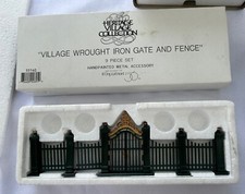 Dept 56 Heritage Village Collection Village Wrought Iron Gate And Fence