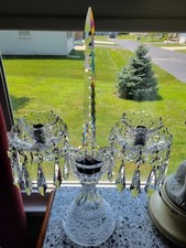 1 WATERFORD CRYSTAL  CANDELABRA CENTERPIECE,  20" tall Perfect condition