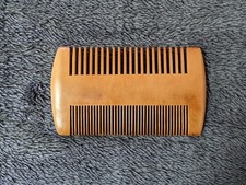 Pocket wooden beard comb - beard, –