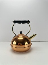 Small Copper Tea Kettle Wooden