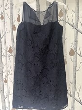 Hobbs Navy Lace Dress