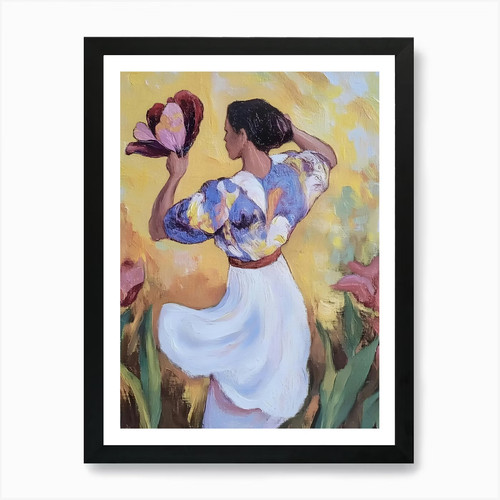 Dance the tulips art print - the,