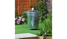 Galvanised incinerator 90l - galvanised,