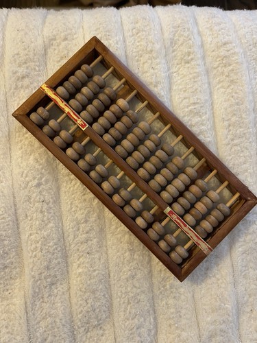 Vintage abacus solid - wood, 13