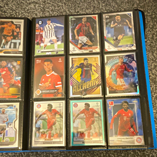 Football card collection - football,