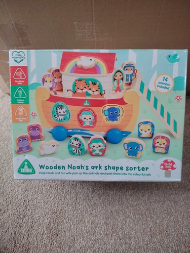 Elc wooden noah ark shape - elc,