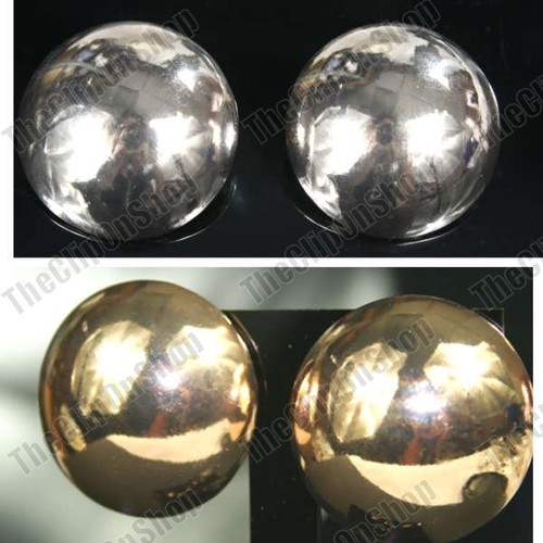 Clip 4cm big mirrored - big,