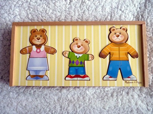Melissa doug wooden bears - &,