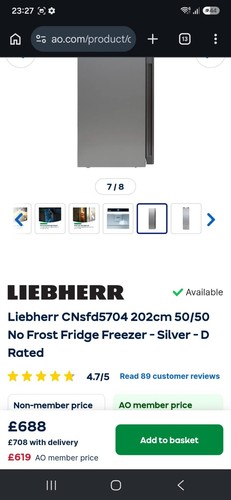 Liebherr cnsfd 5704 frost - 5704, free