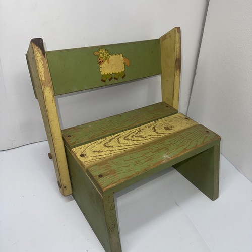 Vintage wooden child folding - wooden, child's
