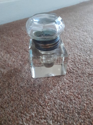 Collectible cut glass inkwell - collectible,