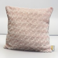 4 Pack Blush Pink Super Soft Fluffy Cushion Covers Bargain 40cm Pale Rose Flower
