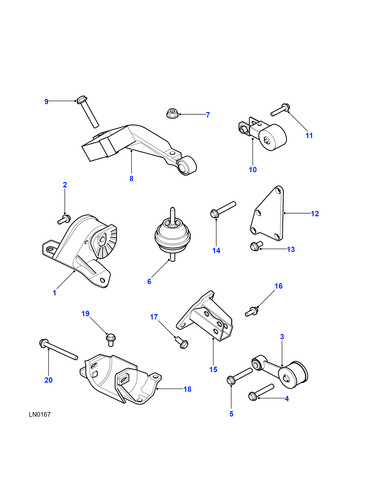 Land rover lower tie - rover, rod