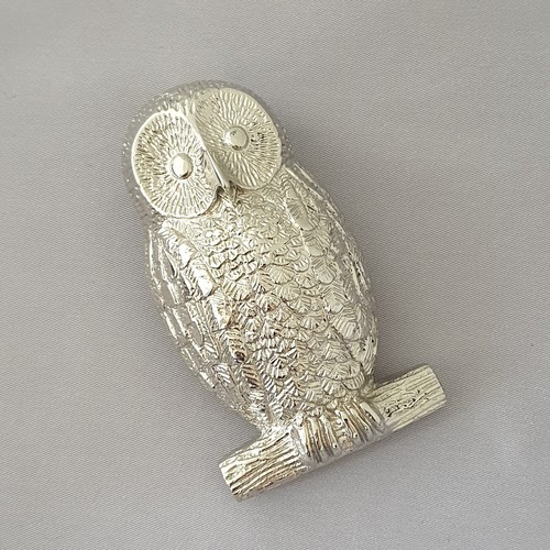 Nickel owl door - owl,