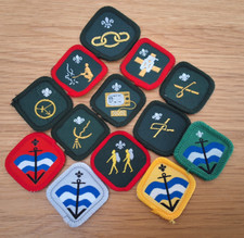 Boy Scout UK Proficiency Badges (Closed Emblem) 1981 to 1991