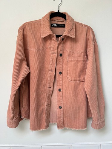 Zara apricot coral cotton - zara,