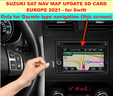 SD Card Map for Suzuki Swift - GPS Navigation Update 2021 - UK & EUROPE