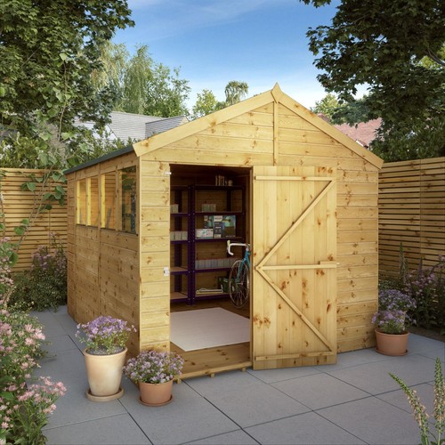 10x8 wooden garden shed - wooden,