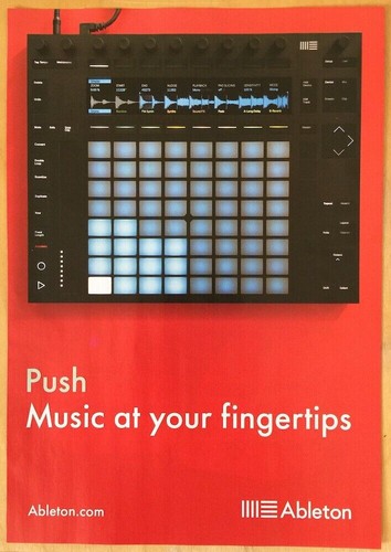 Ableton push controller - push, print
