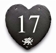 Engraved Large Slate Heart