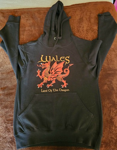 Unisex wales hoodie black - hoodie,