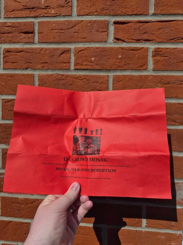 Lfc red kop mosaic cards - red,