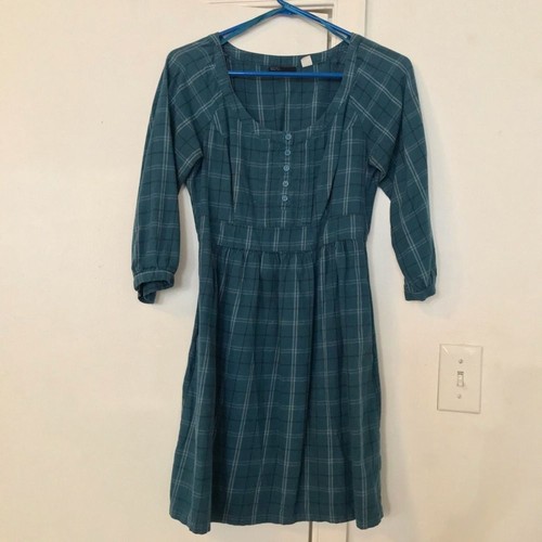 Turquoise sleeve plaid - 3/4,