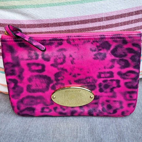 Mulberry mitzy pink leopard - mulberry,
