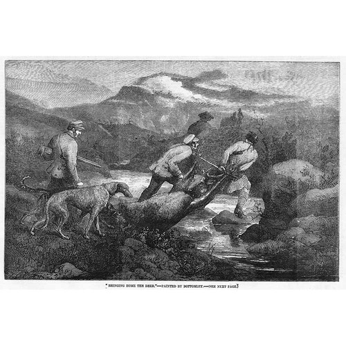 Hunting scottish huntsmen - scottish,