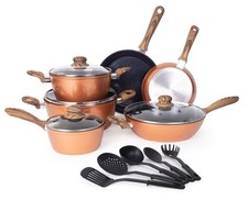 15-Piece Cookware Set Pots