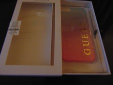 GUESS Los Angeles  i phone case Pink/ Blue Glitter