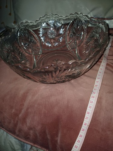 Crystal fruit bowl - crystal,