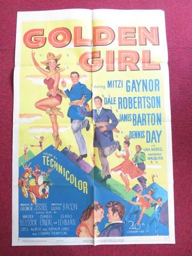 Golden girl folded - golden, one