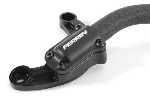 Perrin black front strut brace - front,