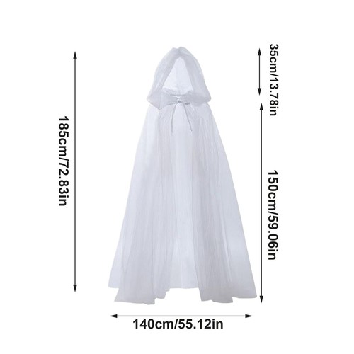 Halloween witch mesh hooded - witch,